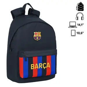 Laptop backpack for kids Safta FC Barcelona 14 image-0