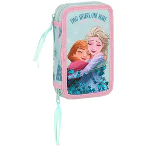 Complete double pencil case 28 pieces child Safta image-0