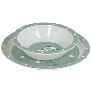 Set van 4 magnetronschalen voor kinderen Safta Panda image-1