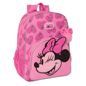 Adaptable backpack for girls Safta Disney Minnie Loving image-0