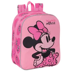 Adaptable backpack for girls Safta Disney Minnie Loving image-0