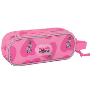 Girls' double pencil case Safta Disney Minnie Indigo image-1