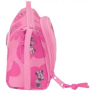 Girls' pencil case with hinged pocket without stationery Safta Disney Minnie Loving image-2