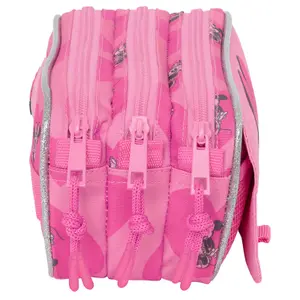 Triple pencil case for girls Safta Disney Minnie Loving image-3