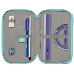 36-piece triple Pencil case for girls Safta Disney Frozen 2 Hello Spring image-2