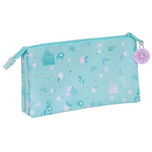 Triple pencil case for girls Safta Disney Frozen 2 Hello Spring image-1