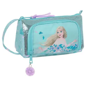 Pencil case with flap pocket without stationery for girls Safta Disney Frozen II Hello Sprin image-0