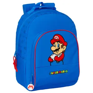 Adaptable backpack for children Safta Super Mario Bros Play image-0