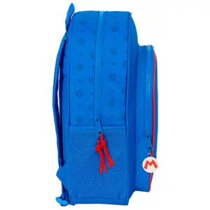 Adaptable backpack with double zipper pull for children Safta Super Mario Bros Play image-2