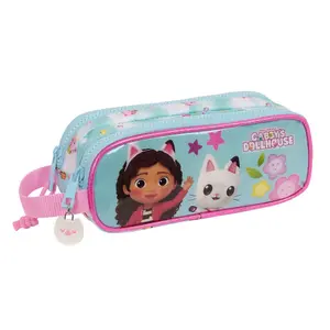 Double child Pencil case Safta Gabbys Dollhouse image-0