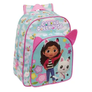 Adaptable backpack for girls Safta Gabbys Dollhouse image-0