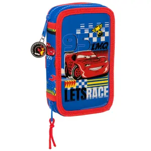 Double child Pencil case Safta Disney Cars Race Ready image-0