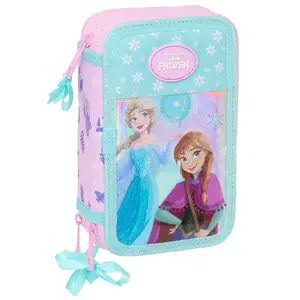 Estojo triplo para lápis para raparigas Safta Disney Frozen 2 Cool Days image-0