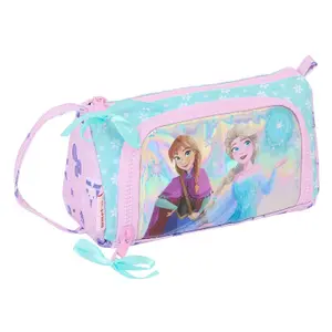 Pencil case with drop-down pocket without stationery for girls Safta Disney Frozen 2 Cool Days image-0