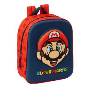 Children's backpack Safta Super Mario Bros 3D 27 cm