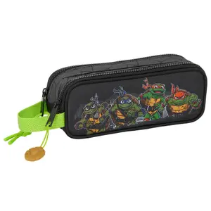Trousse double enfant Safta Ninja Turtles image-0