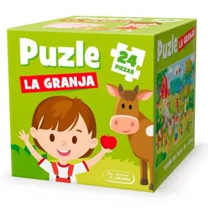 Set von 4 puzzles mit 24 Teilen in einem Würfel Saldana image-0