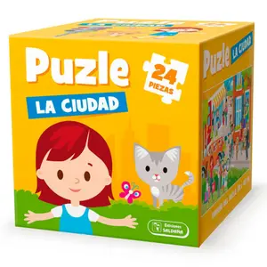 Set von 4 puzzles mit 24 Teilen in einem Würfel Saldana image-2