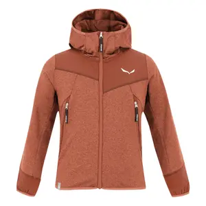 Children's Fleece Hooded Jacket Salewa Agner