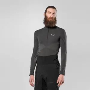 1/2 zip athletic top Salewa Zerbu Med Warm AMR image-1