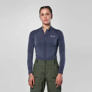 Women's 1/2 zip jersey Salewa Zerbu Med Warm AMR image-1