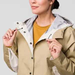 Women's waterproof jacket Salewa Fanes Hemp PTX 3L image-4