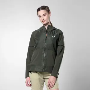 2 in 1 Hooded Jacket Woman Salewa Puez Hemp image-2