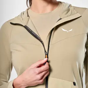Women's hooded jacket Salewa Puez Merino image-2