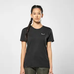 T-shirt z mini logo damskie Salewa Eagle image-1