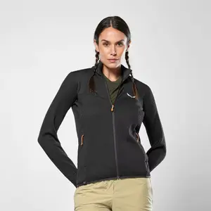 Damen Wanderjacke mit durchgehendem Reißverschluss Salewa Puez Waffle Hyb Pl image-2