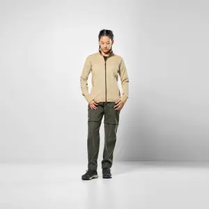 Damen Wanderjacke mit durchgehendem Reißverschluss Salewa Puez Waffle Hyb Pl image-2
