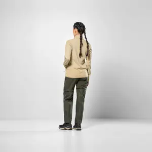Damen Wanderjacke mit durchgehendem Reißverschluss Salewa Puez Waffle Hyb Pl image-3
