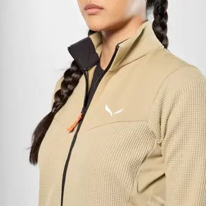 Damen Wanderjacke mit durchgehendem Reißverschluss Salewa Puez Waffle Hyb Pl image-4