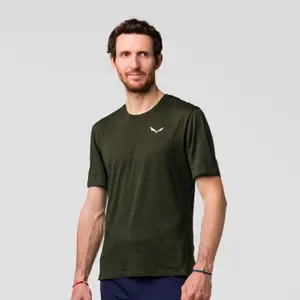 T-shirt with mini logo Salewa Eagle image-1
