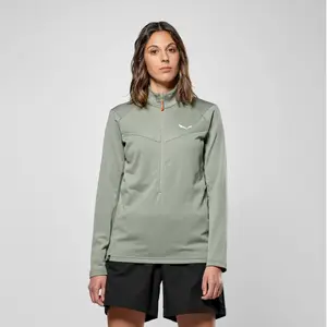 Women's 1/2 zip fleece Salewa Puez Cammino image-1