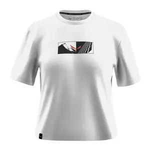 Women's loose-fitting T-shirt Salewa Eagle Hybrid image-0
