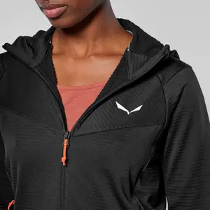Women's zip-up hooded hiking jacket Salewa Puez Altavia image-3