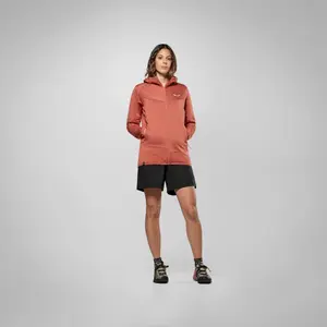 Women's zip-up hooded hiking jacket Salewa Puez Altavia image-2