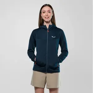 Women's zip-up hooded hiking jacket Salewa Puez Altavia image-1