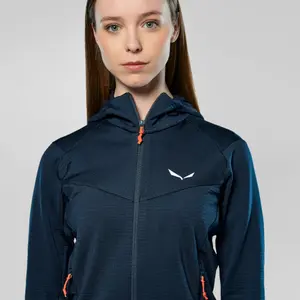 Women's zip-up hooded hiking jacket Salewa Puez Altavia image-4