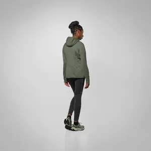 Women's hooded windbreaker Salewa Pedroc image-4