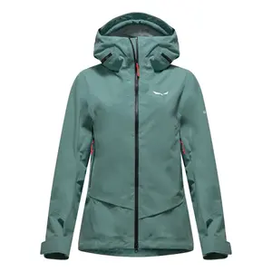 Women's hooded hiking jacket Salewa Ortles GTX 3L Epe image-0