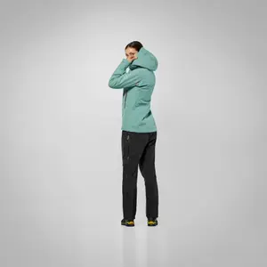 Women's hooded hiking jacket Salewa Ortles GTX 3L Epe image-4