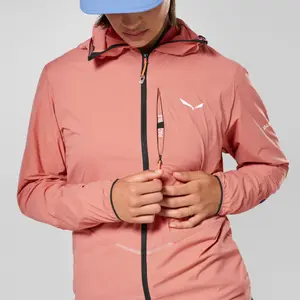 Women's waterproof jacket Salewa Pedroc Wind HD Light image-3