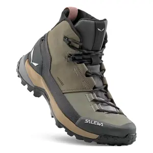 Scarpe trekking da donna Salewa Puez Leather Mid PTX image-1
