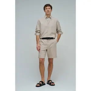 Long-sleeved linen-blend shirt Salsa Jeans image-1