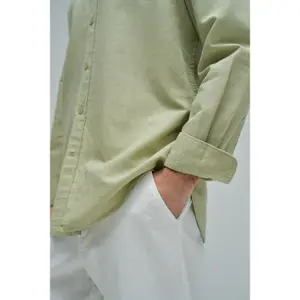 Long-sleeved linen-blend shirt Salsa Jeans image-3