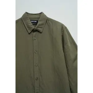 Long-sleeved linen-blend shirt Salsa Jeans image-4