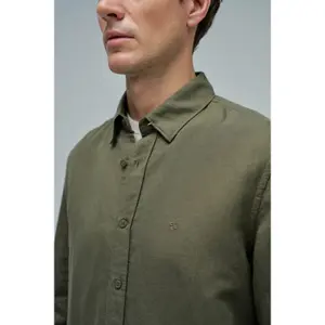 Long-sleeved linen-blend shirt Salsa Jeans image-3