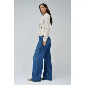 Women's Slim Suede Effect Jacket Salsa Jeans image-3